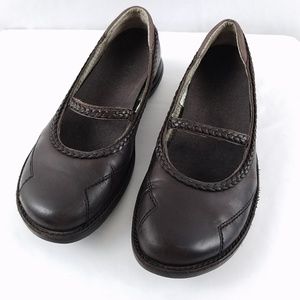 Merrell Womens Size 8 Leather Mary Janes Espresso